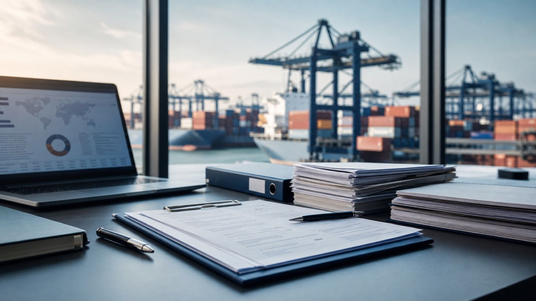 Documentación comercial y puerto para una operación de financiación de comercio exterior